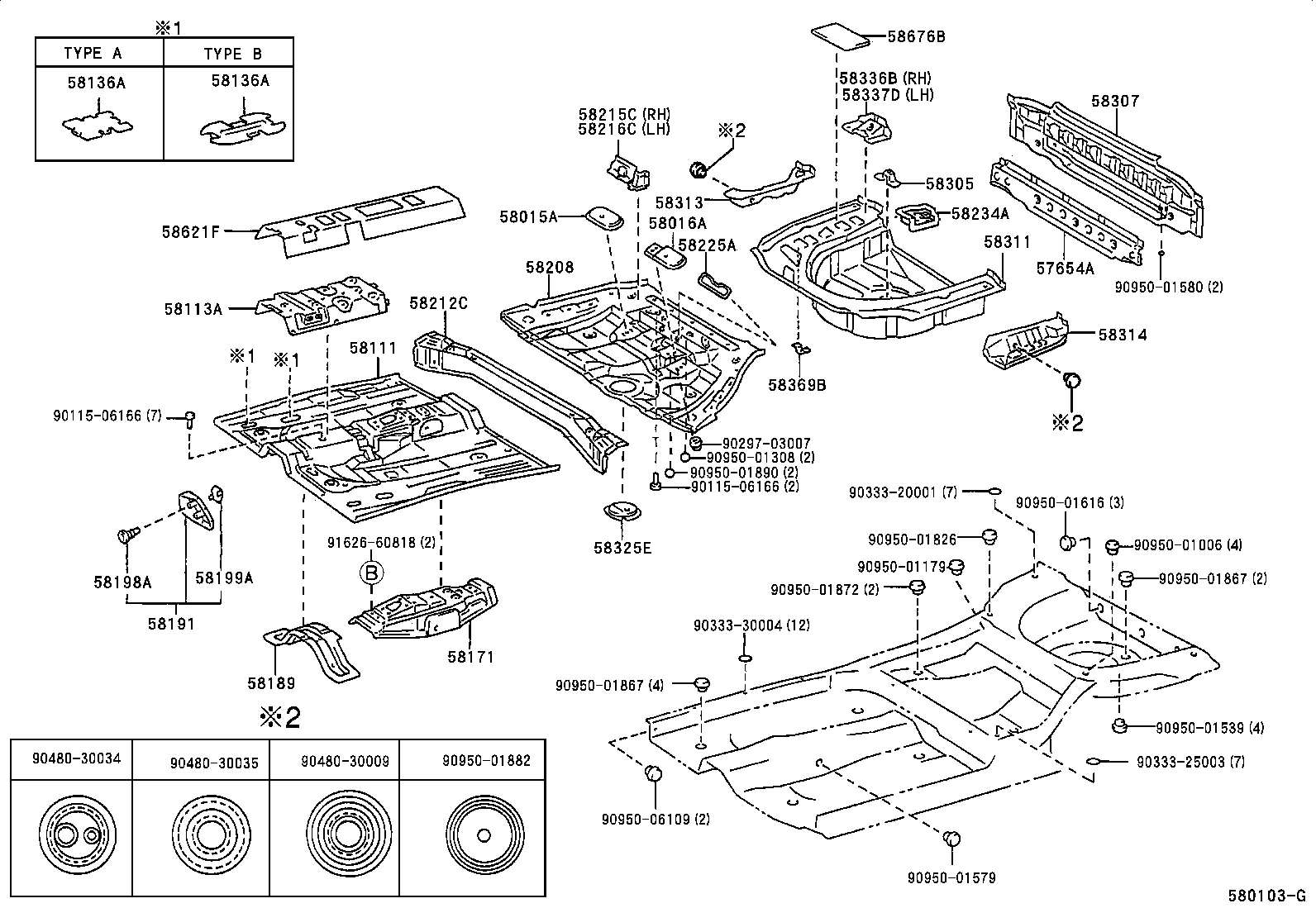 Floor Pan & Lower Back Panel