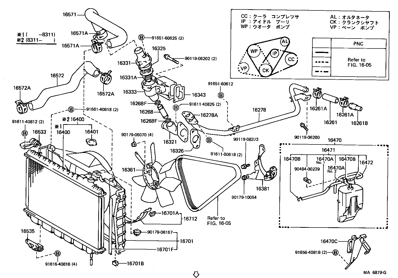 Radiator Water Outlet