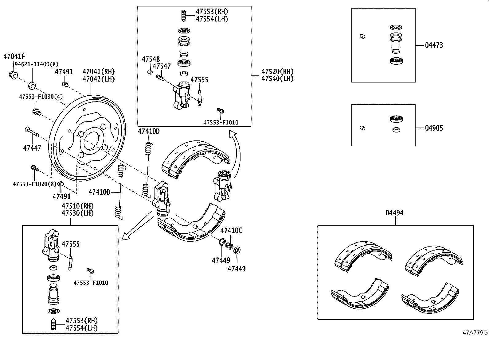 Front Drum Brake Wheel Cylinder