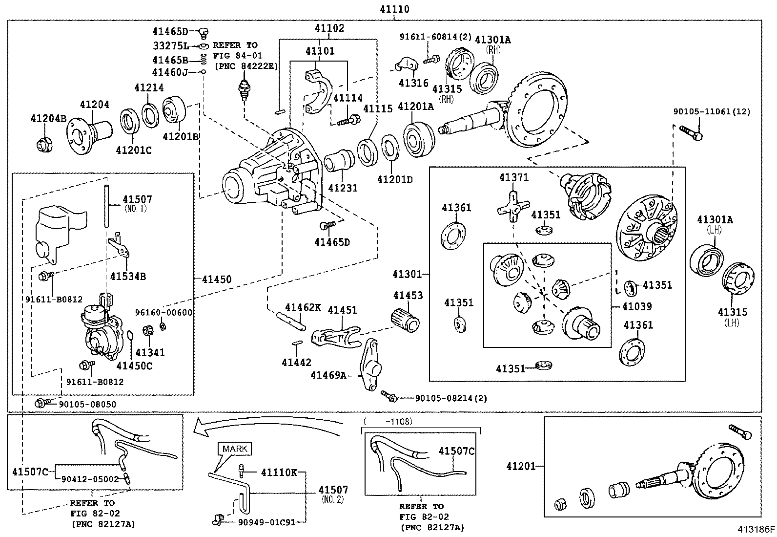 Rear Axle Housing Differential