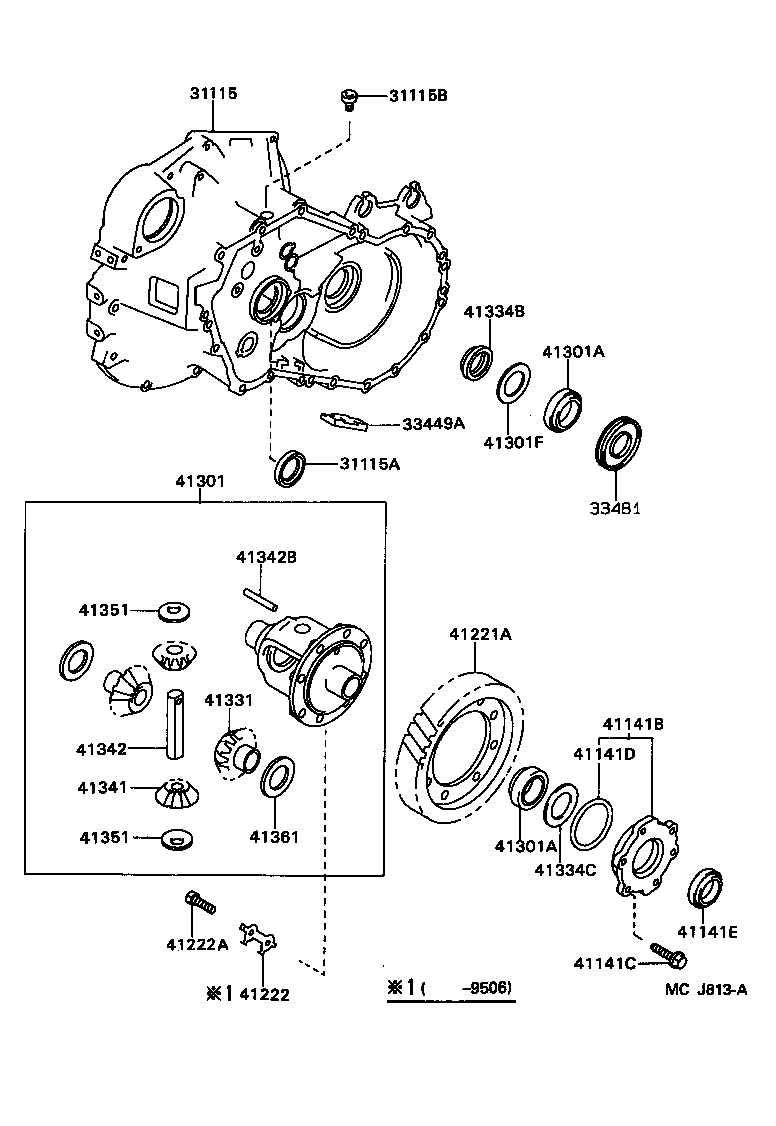 Rear Axle Housing Differential