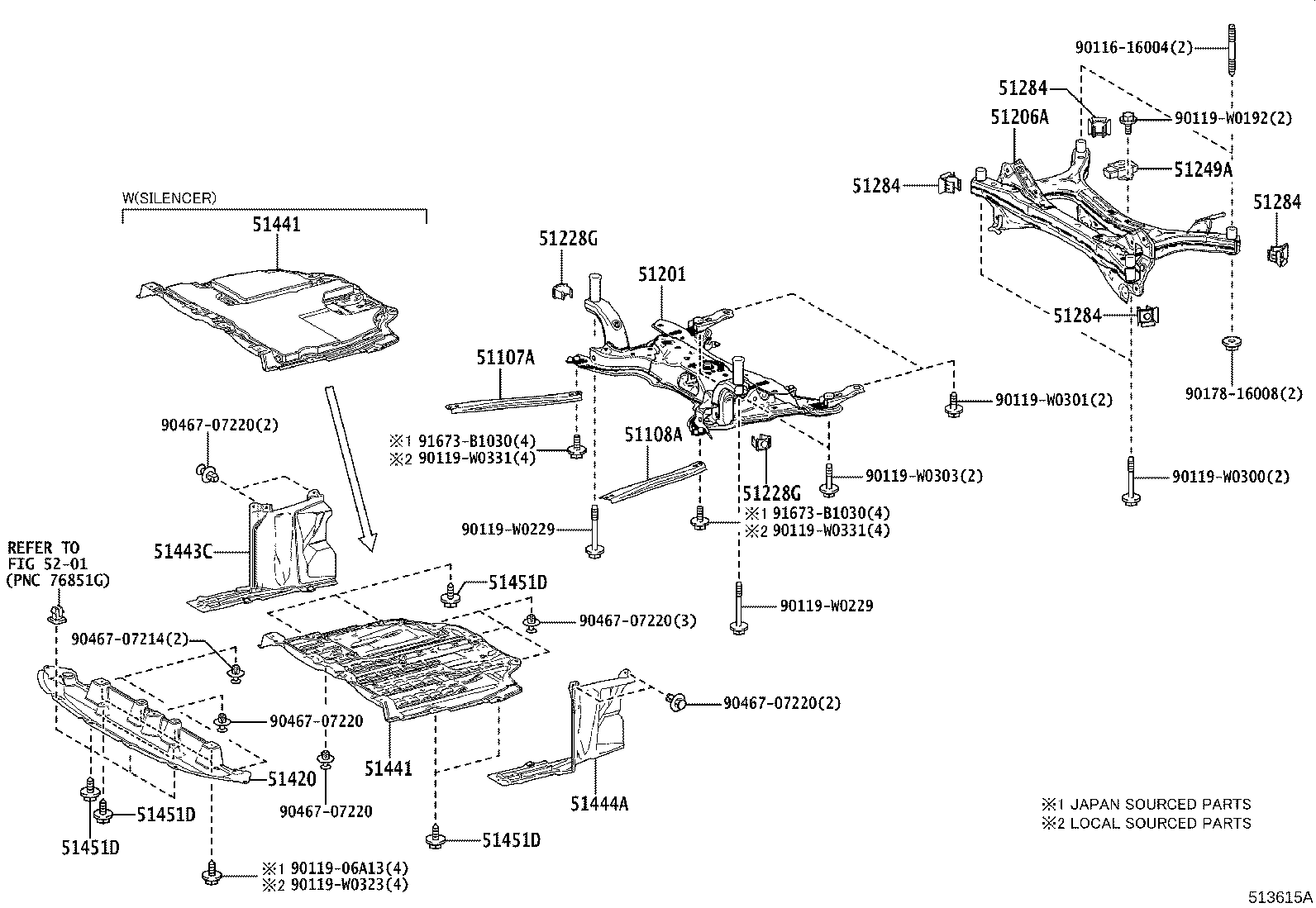 Suspension Crossmember & Under Cover
