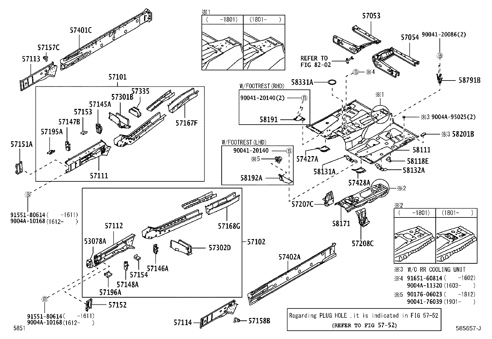 57111-BZ211 Member, Front Side, Rh Toyota | YoshiParts