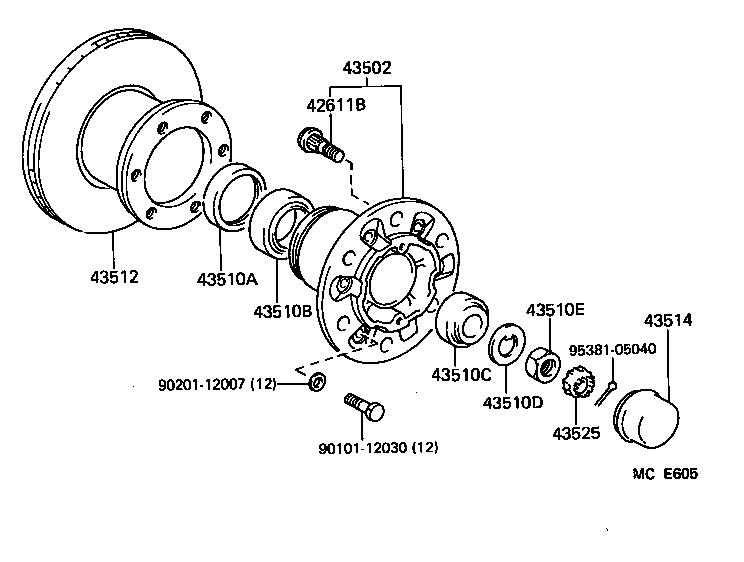 Front Axle Hub