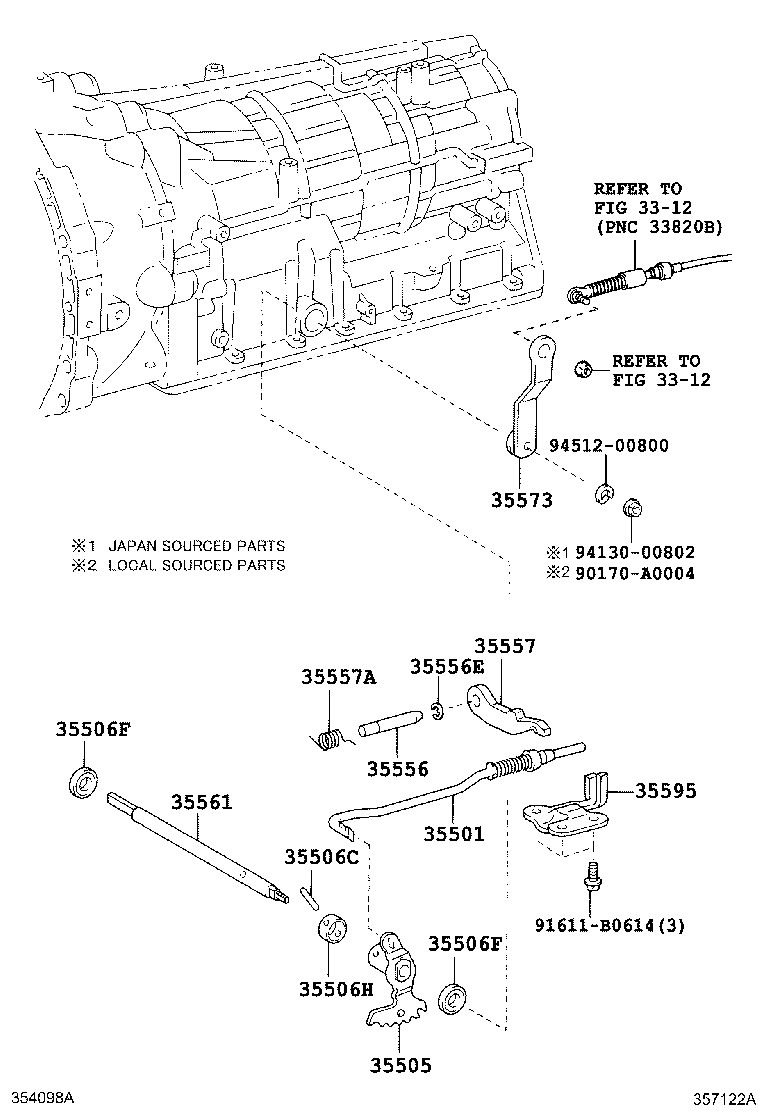 Throttle Link & Valve Lever