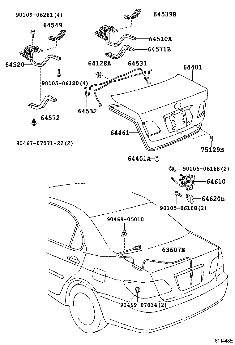 Luggage Compartment Door & Lock