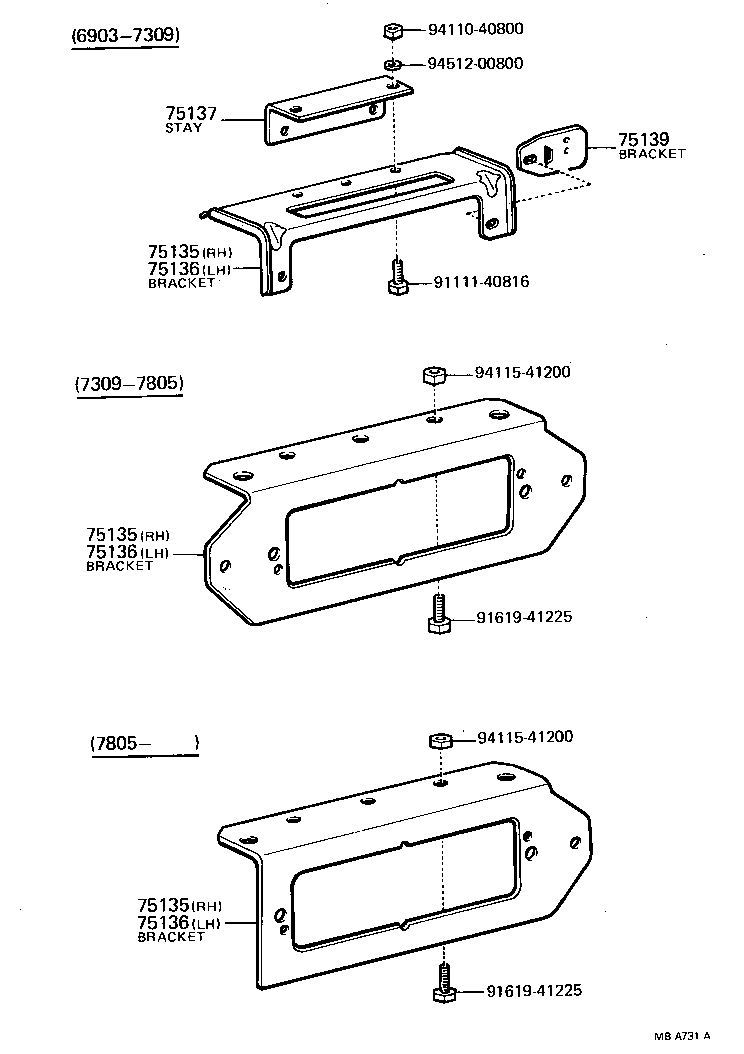 Soporte de placa de matrícula de caja de herramientas