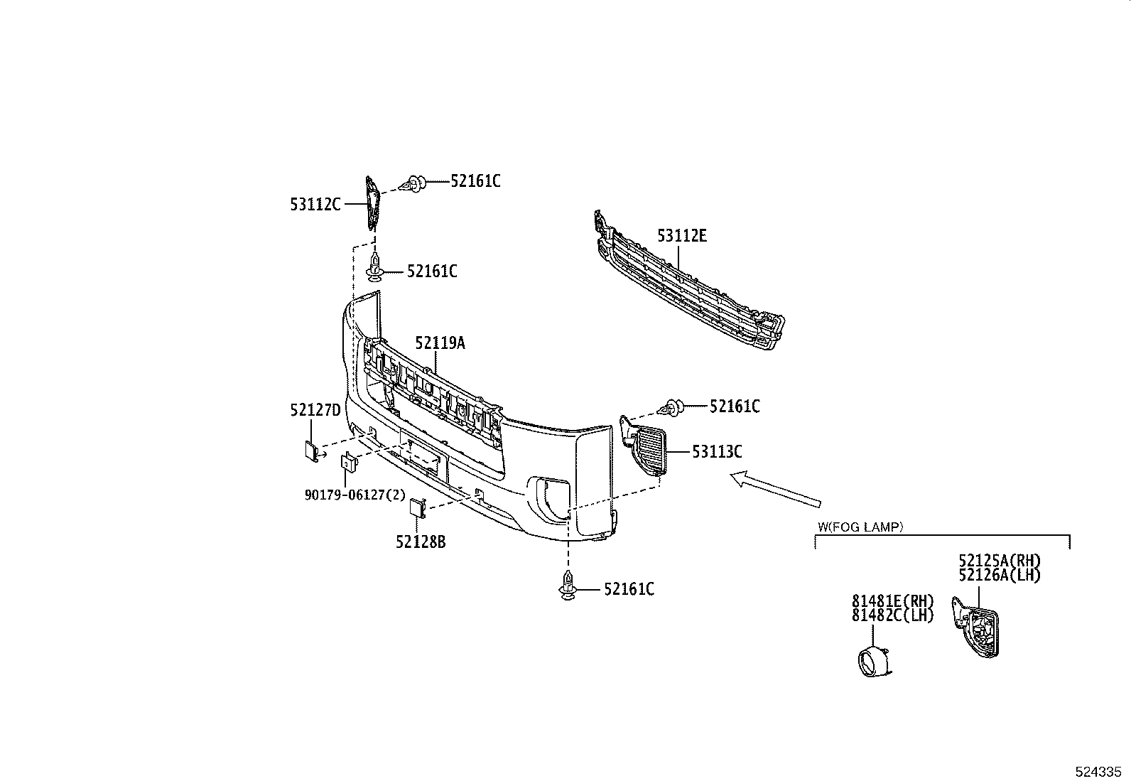 Front Bumper Bumper Stay