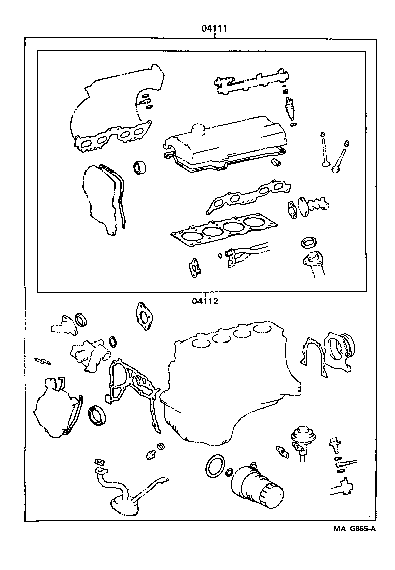 Engine Overhaul Gasket Kit