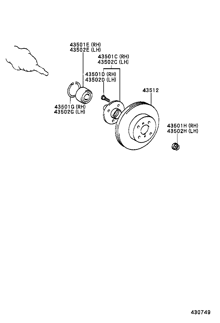 Front Axle Hub
