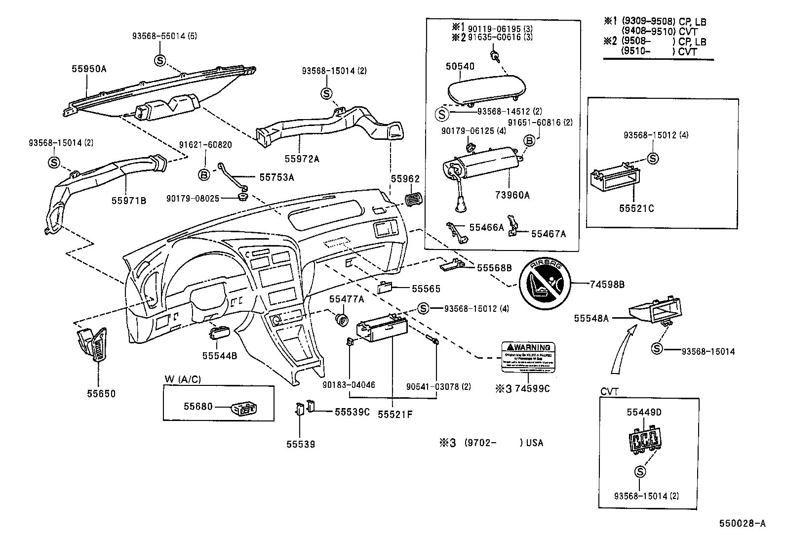 Instrument Panel Glove Compartment