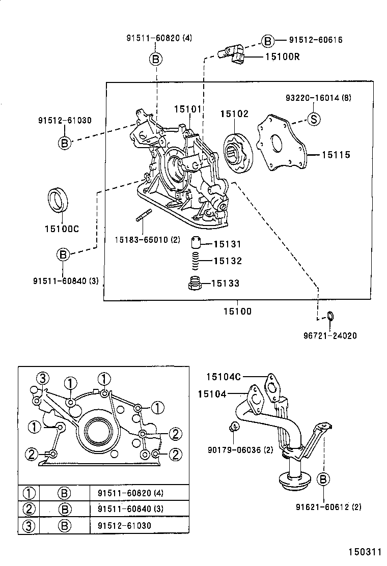 15132-20020 Spring, Oil Pump Relief Valve Toyota | YoshiParts