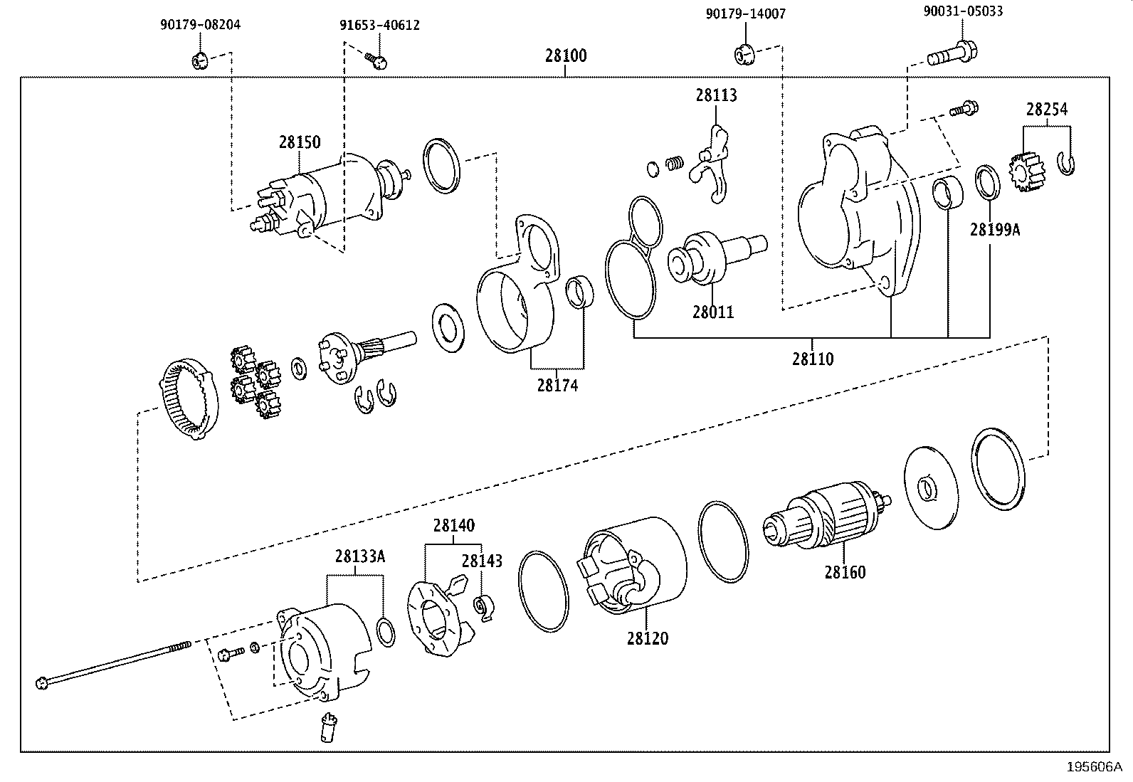 軒 28100-78240 Starter Assy Toyota | YoshiParts