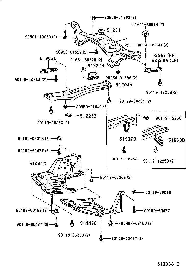 Suspension Crossmember & Under Cover