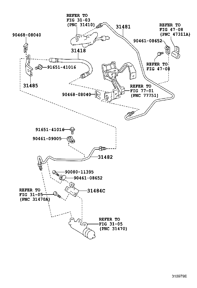 Clutch Pedal Flexible Hose