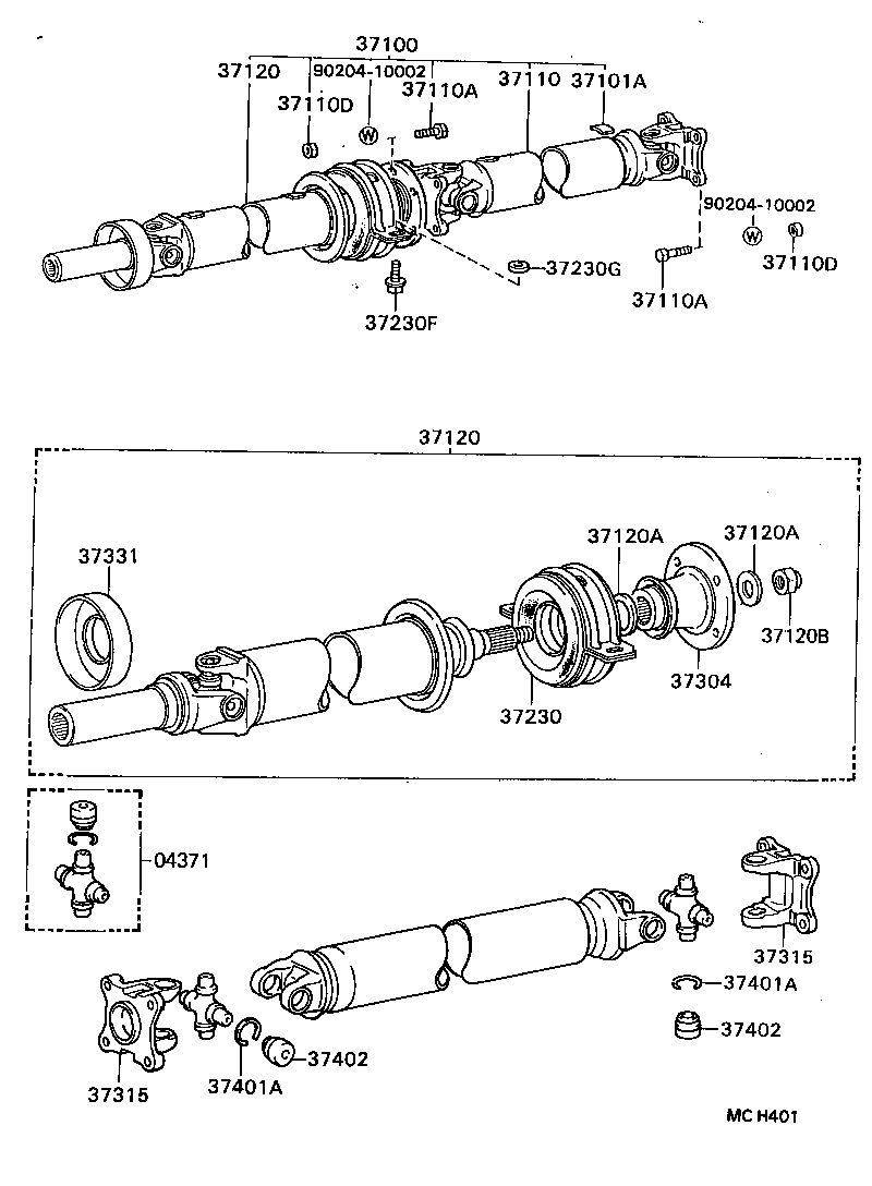 Propeller Shaft & Universal Joint
