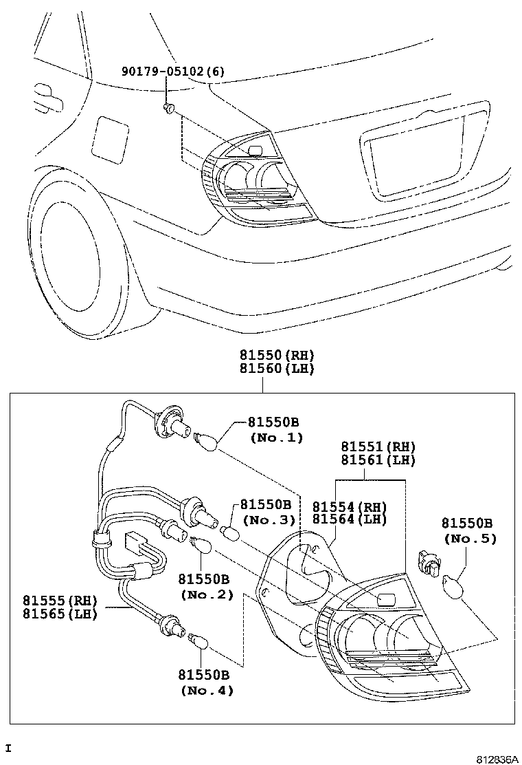 Lámpara combinada trasera