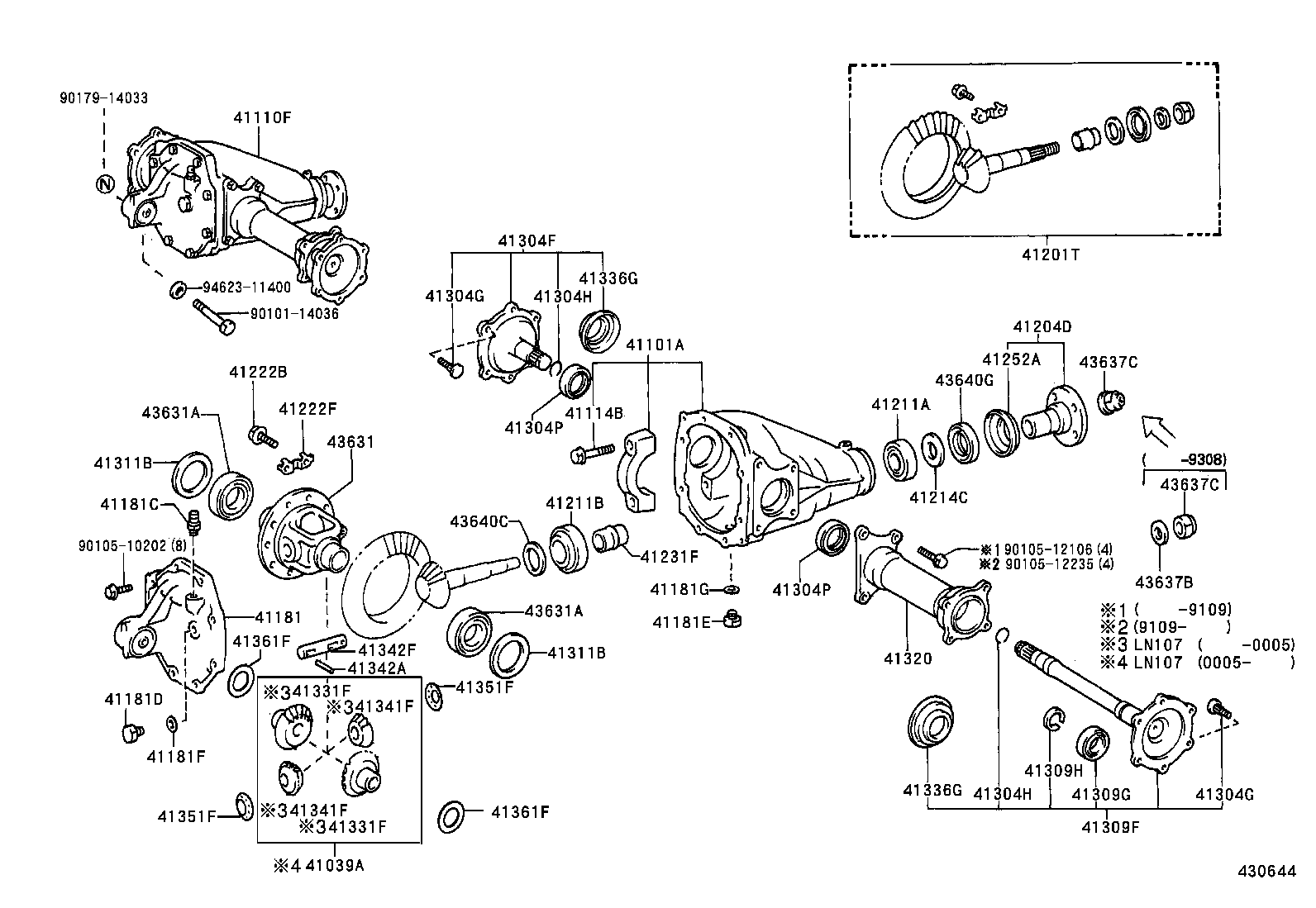 Front Axle Housing & Differential