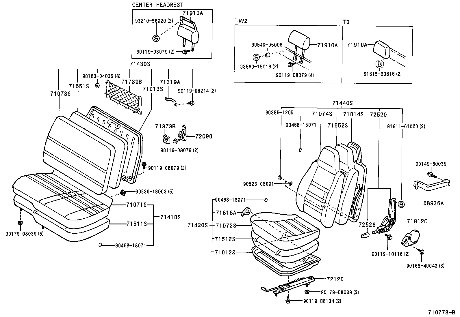 Seat & Seat Track