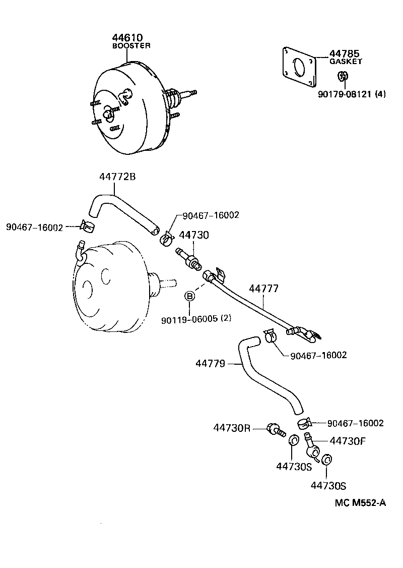 Brake Booster & Vacuum Tube