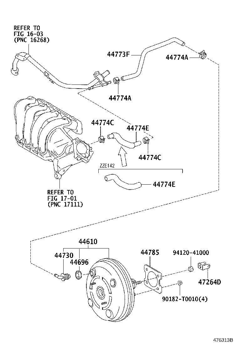 Brake Booster & Vacuum Tube