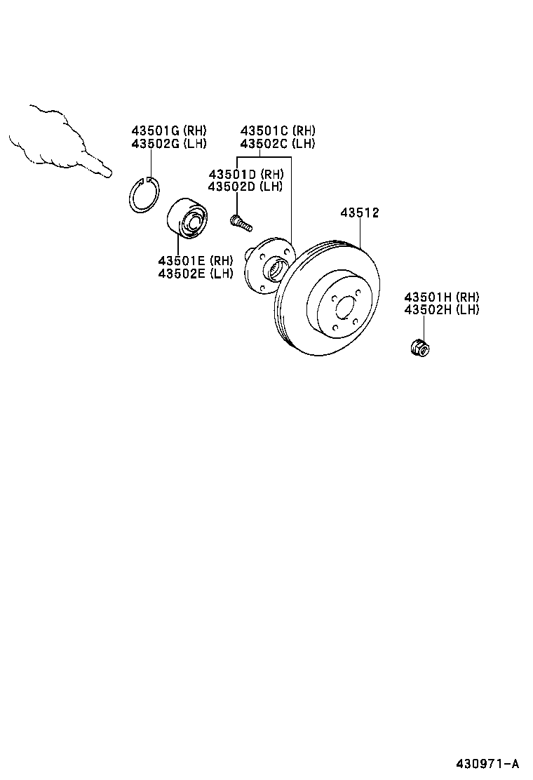 Front Axle Hub
