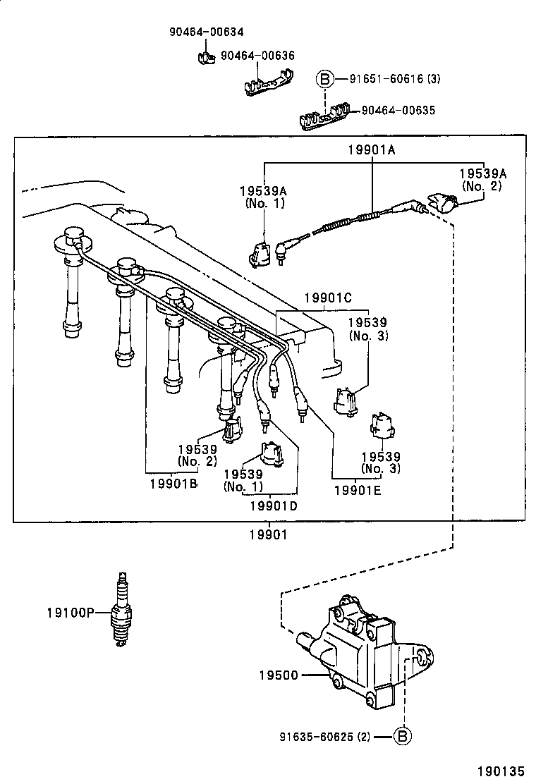 Ignition Coil Spark Plug Glow Plug