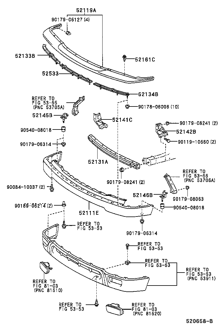 Front Bumper Bumper Stay