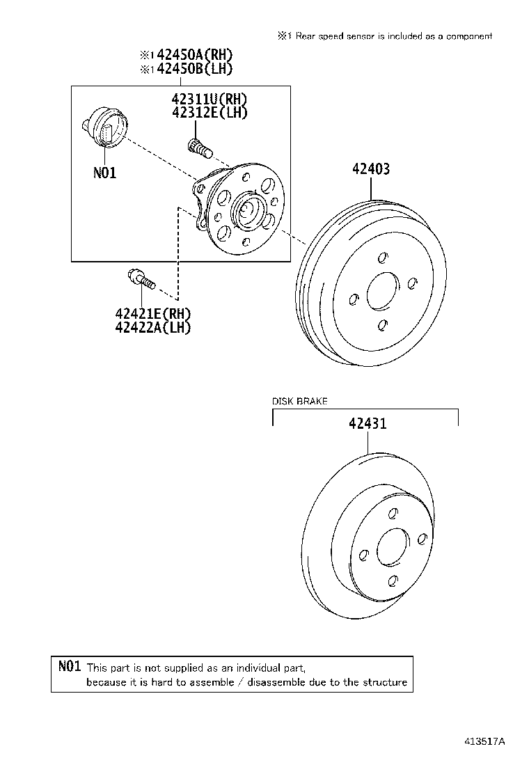 Rear Axle Shaft Hub