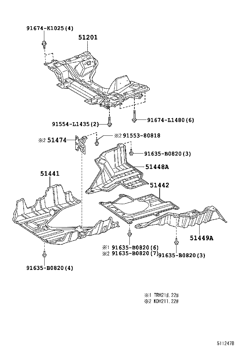 Suspension Crossmember & Under Cover
