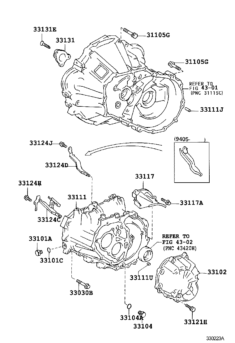 Clutch Housing + Transmission Case