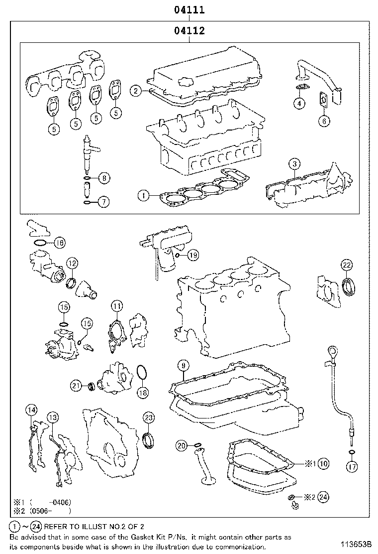 Engine Overhaul Gasket Kit