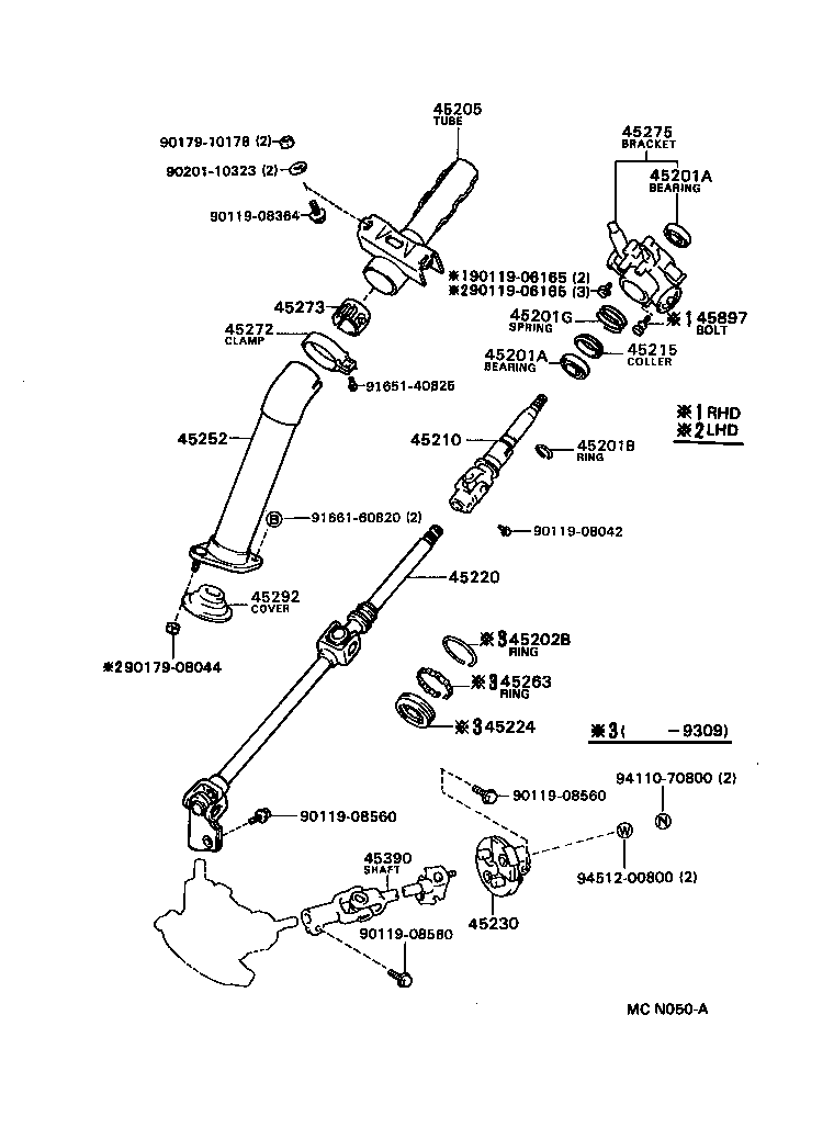 Steering Column & Shaft