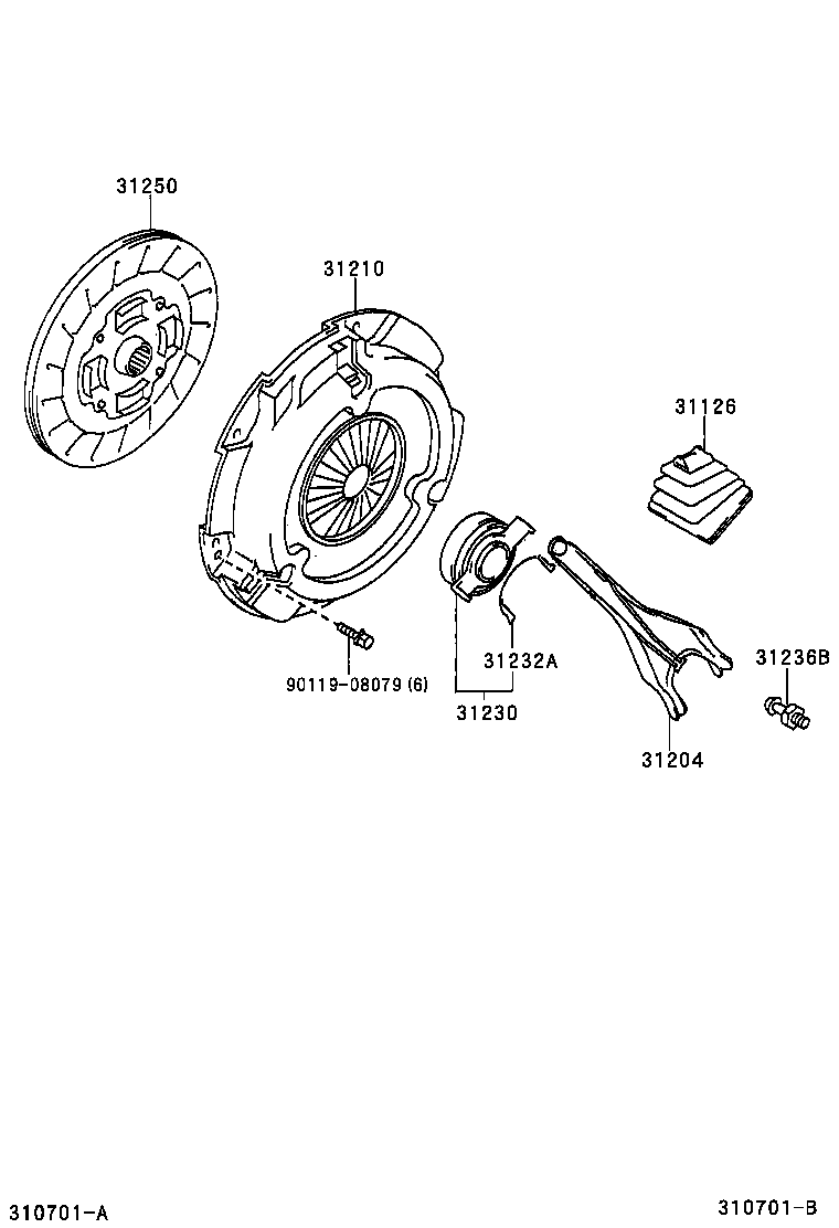 Clutch & Release Fork