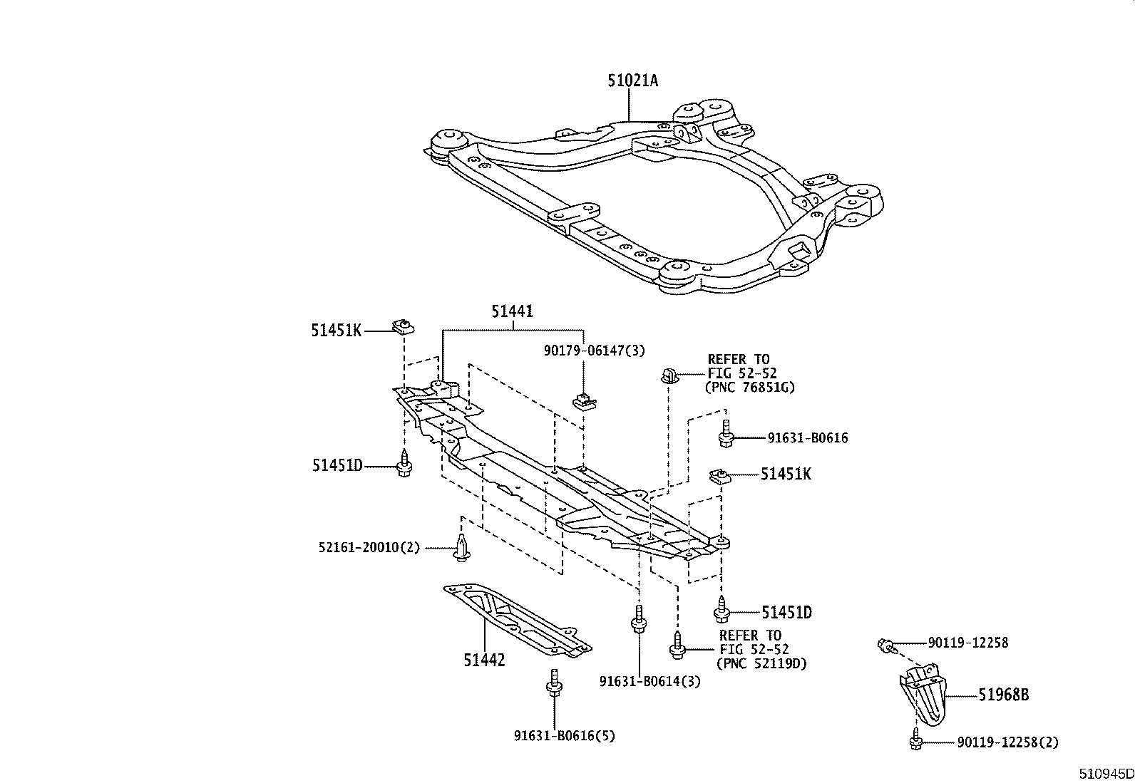 Suspension Crossmember & Under Cover
