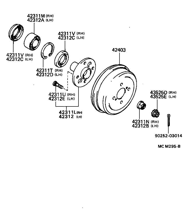 Rear Axle Shaft Hub