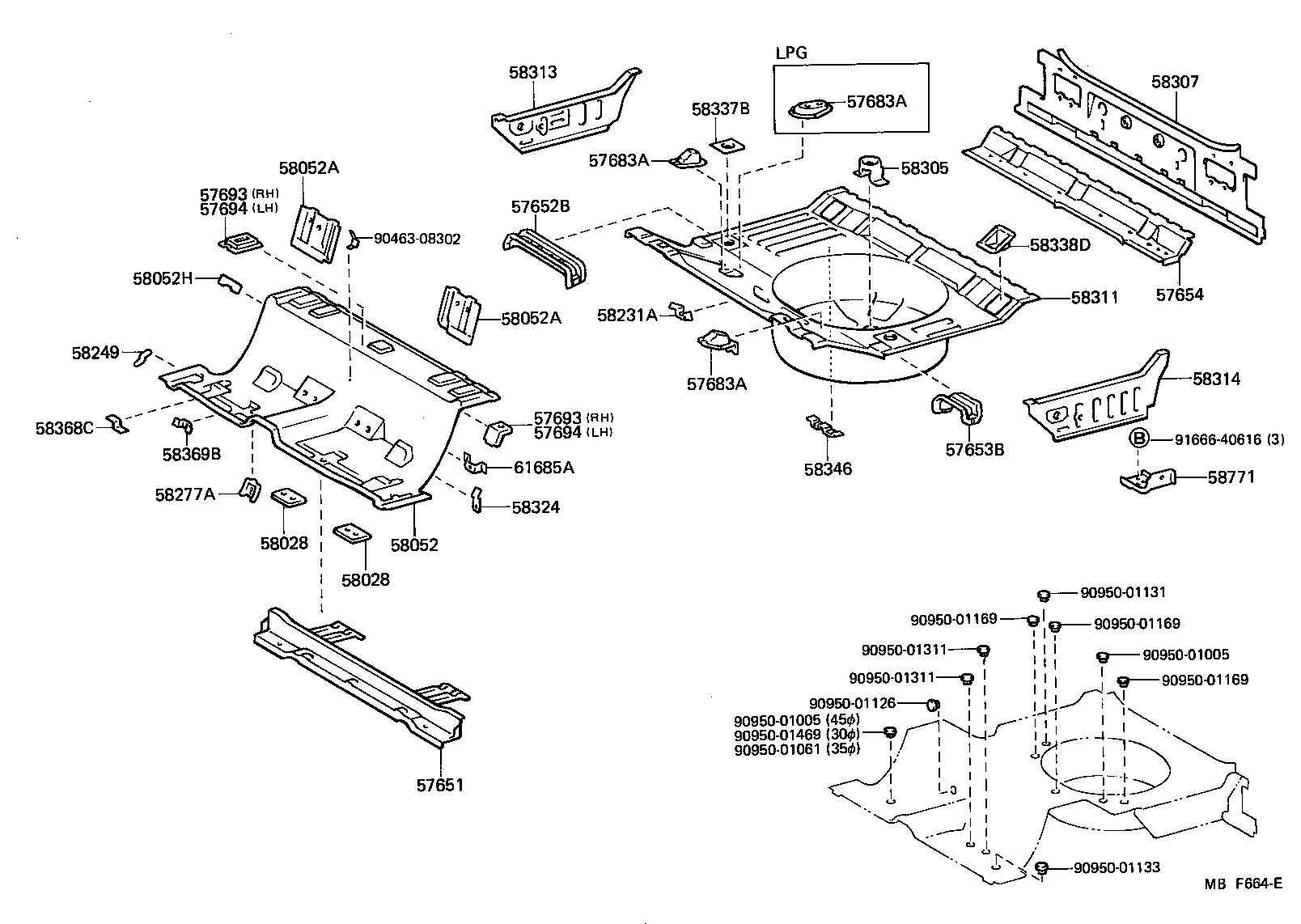 Floor Pan & Lower Back Panel