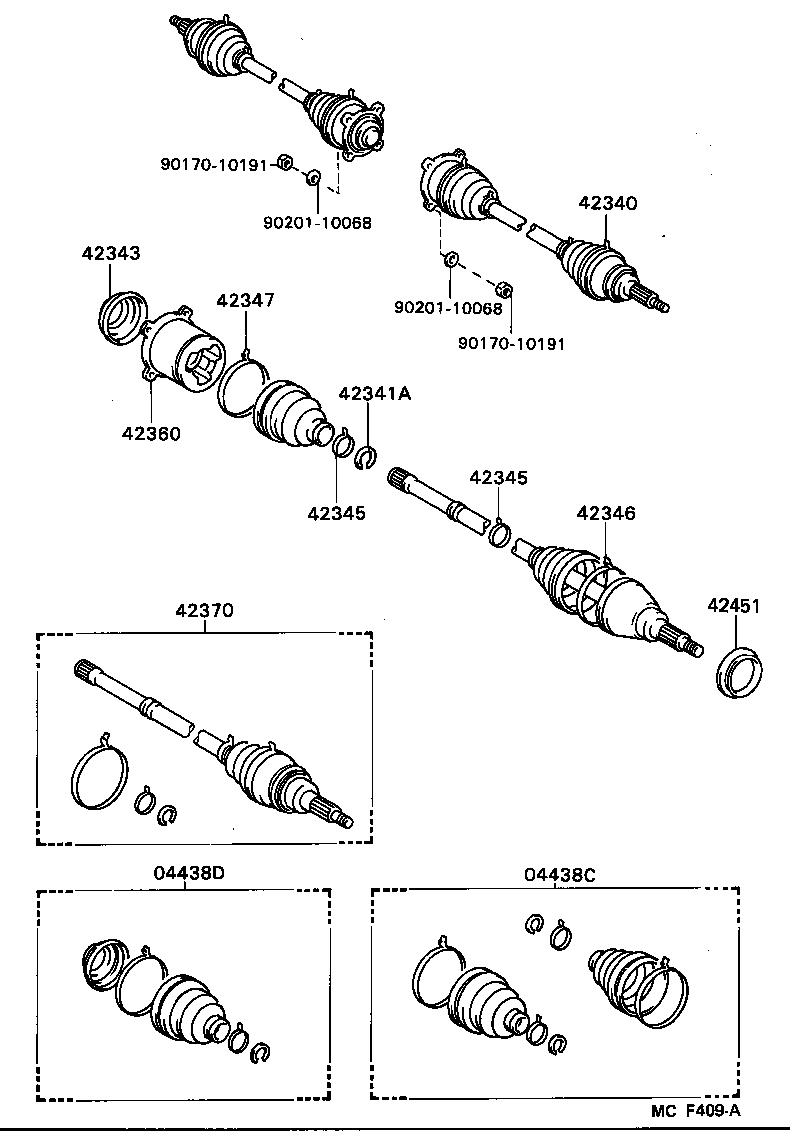 Rear Axle Shaft Hub