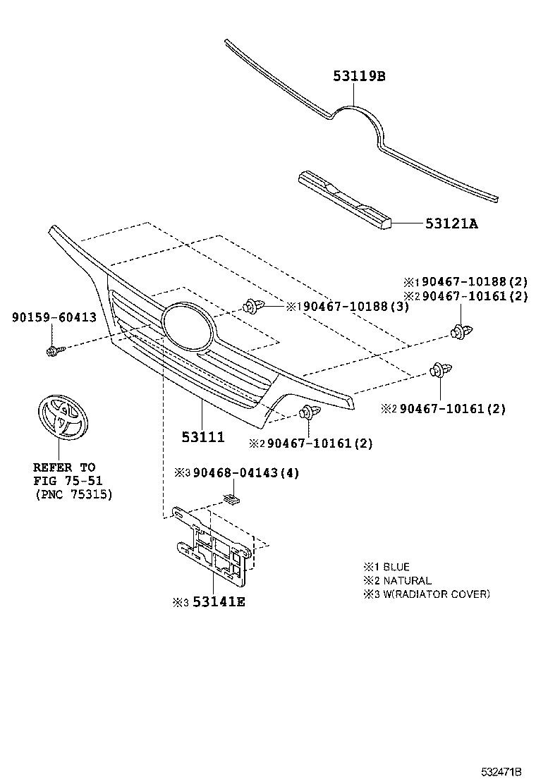 Rejilla del radiador