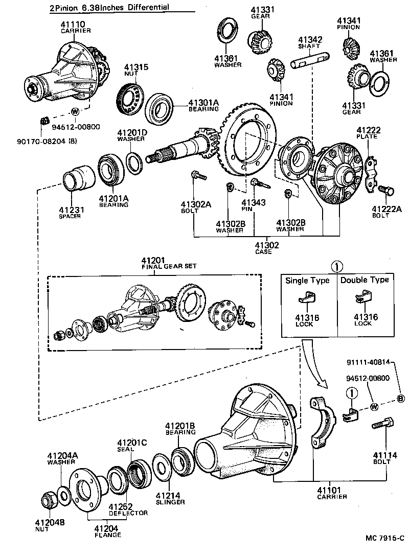 Rear Axle Housing Differential