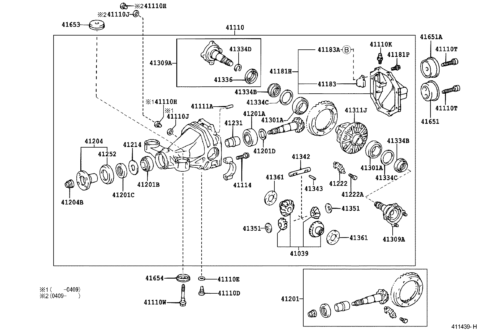 Rear Axle Housing Differential
