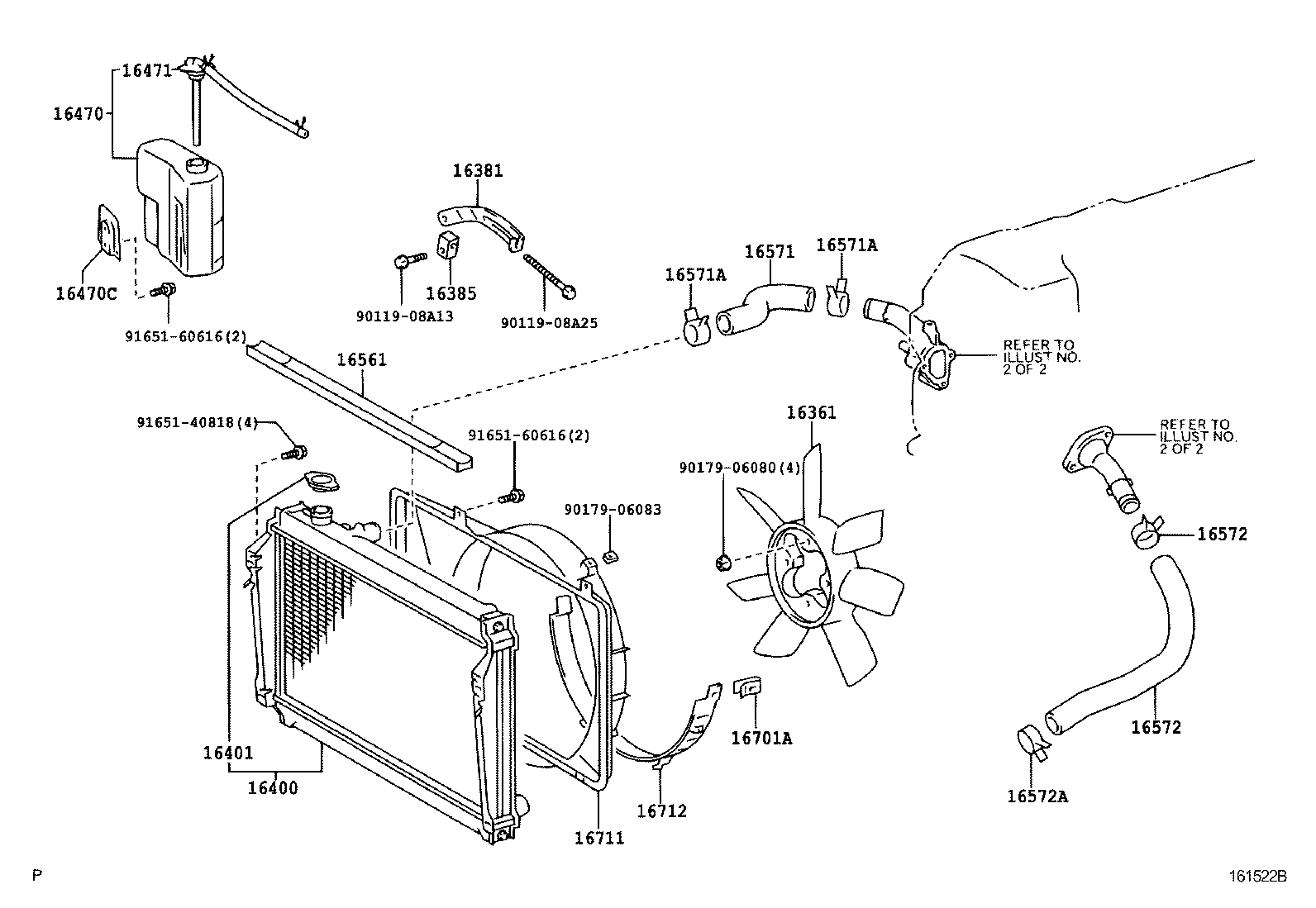 Radiator Water Outlet