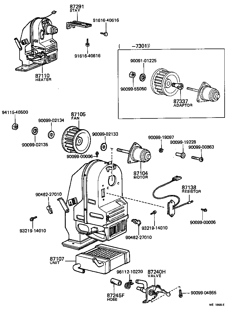 Heating Air Conditioning Heater Unit Blower