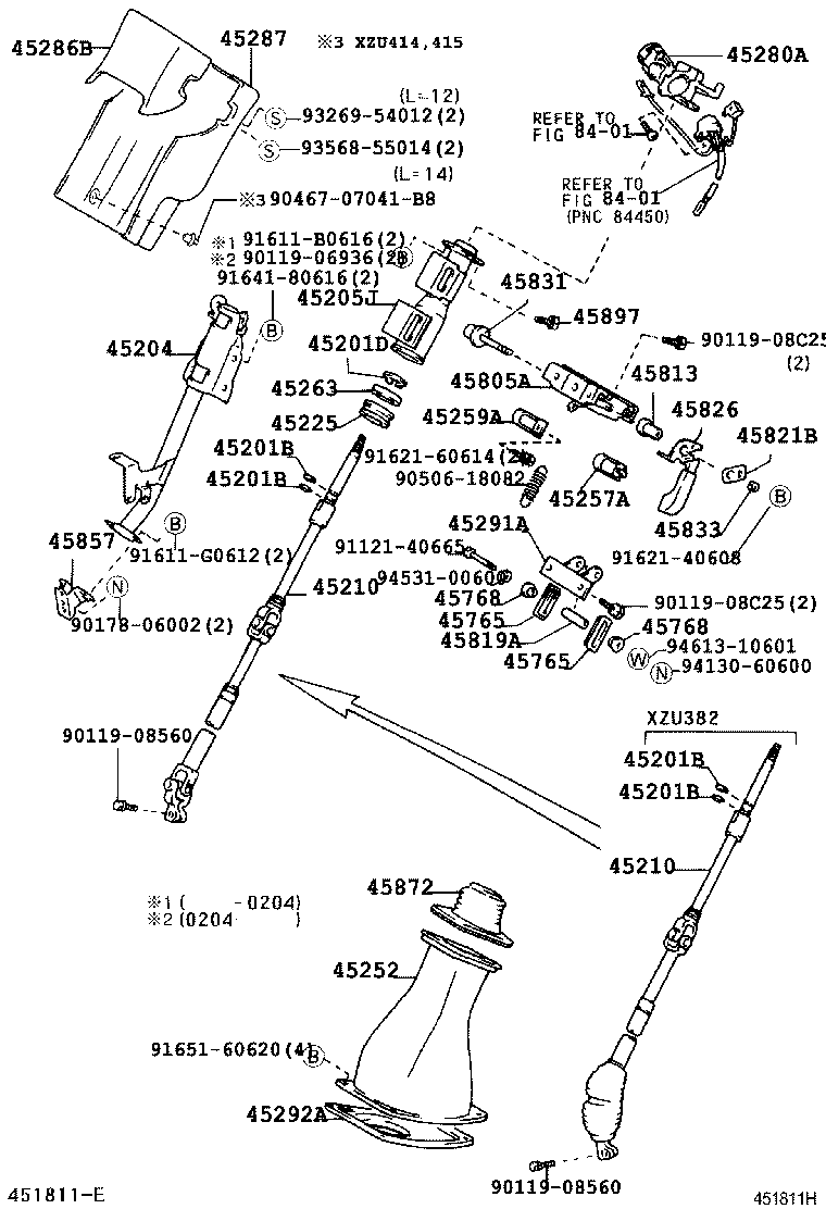 Steering Column & Shaft