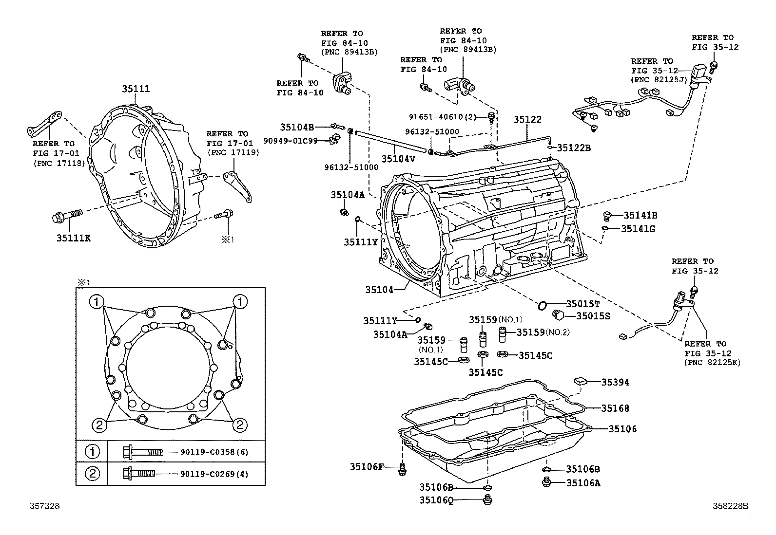 Transmission Case & Oil Pan