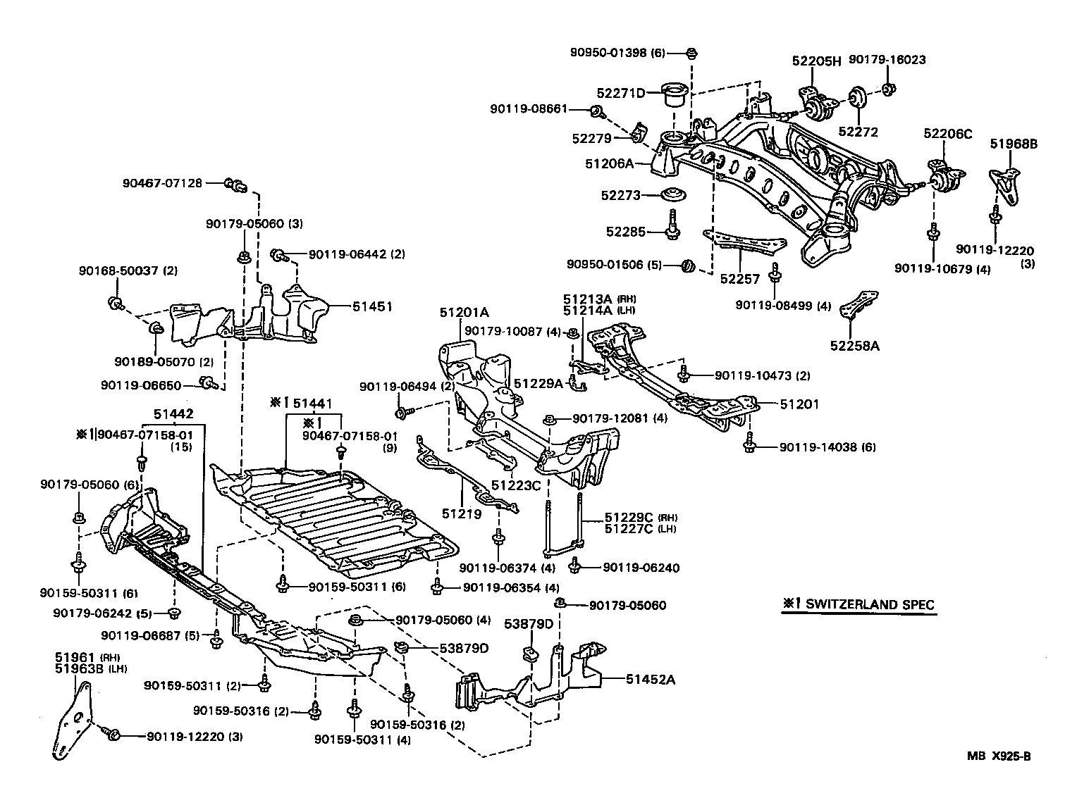 Suspension Crossmember & Under Cover