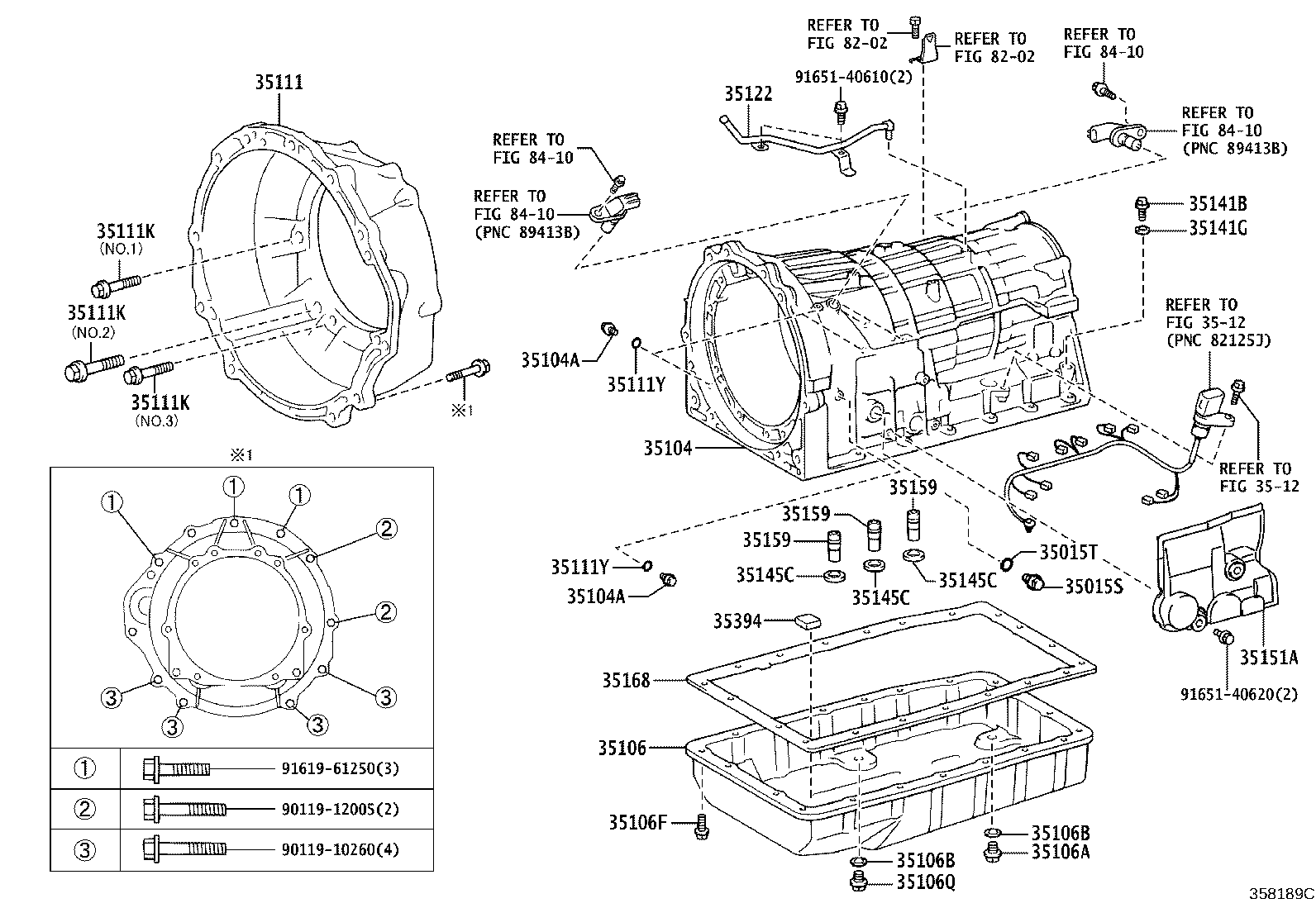 Transmission Case & Oil Pan