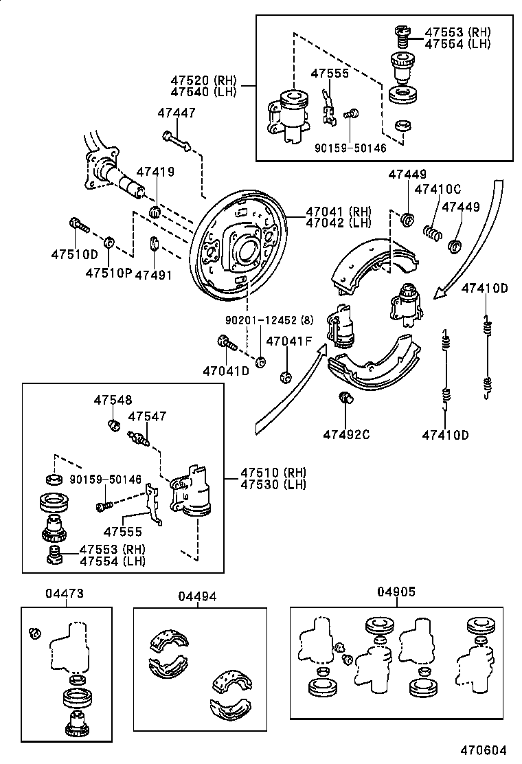 Front Drum Brake Wheel Cylinder