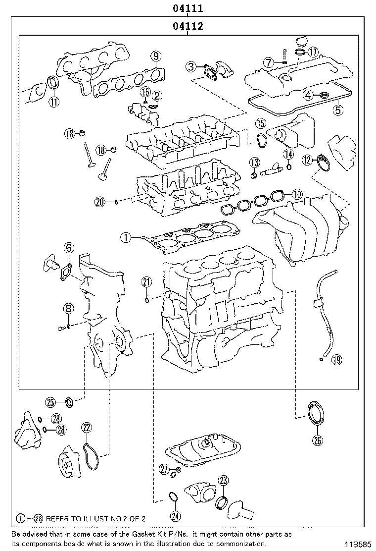 Engine Overhaul Gasket Kit