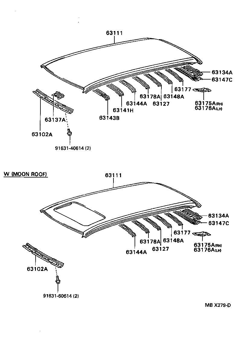Panel & Back Window Glass